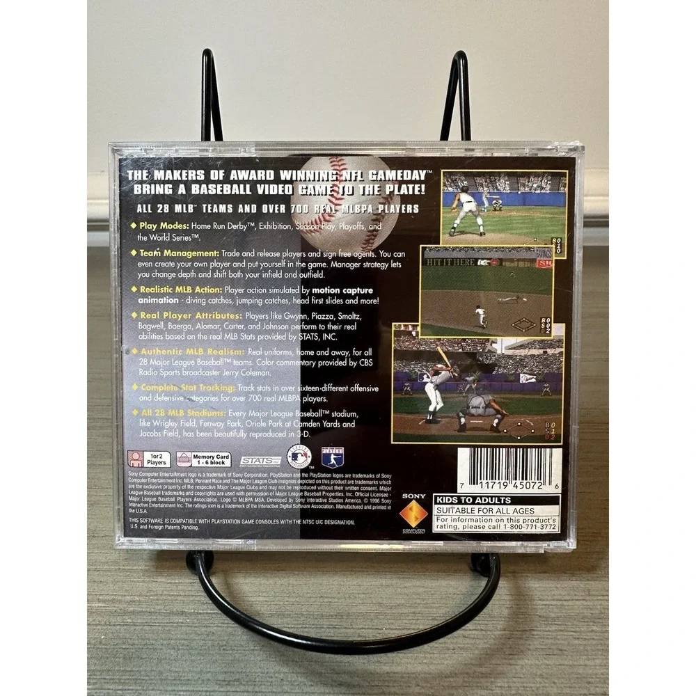 PS1 Baseball Lot - Pennant Race, Sammy Sosa Softball Slam, High Heat, and MORE